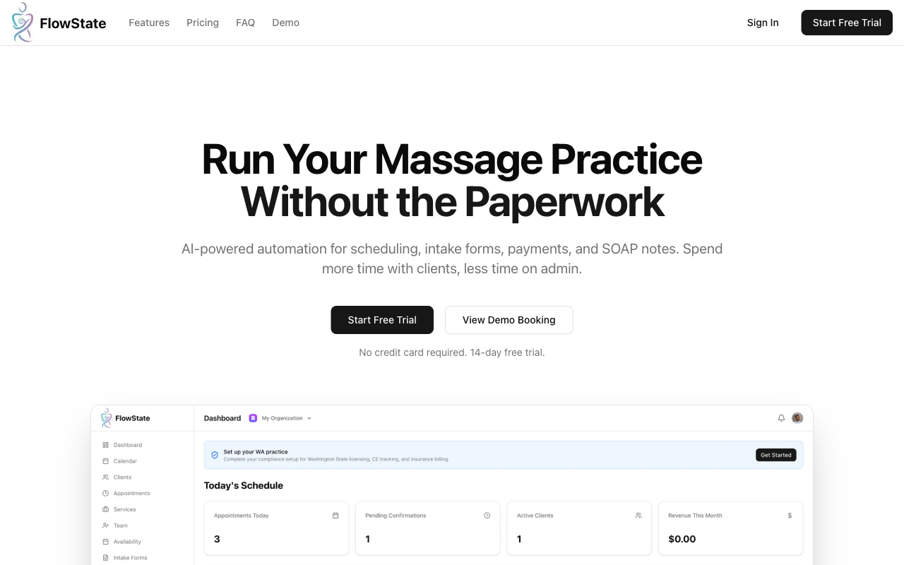 FlowState screenshot